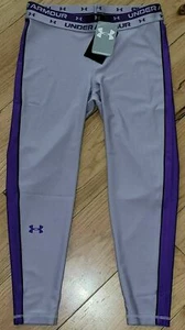 Under Armour purple lavender ankle cropped leggings NWT girls' L YLG - Picture 1 of 2