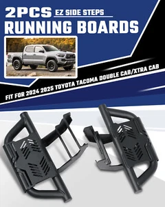 Side Steps Running Boards for 2024+ Toyota Tacoma 2/4 Door OFF-Road Heavy Duty - Bild 1 von 16