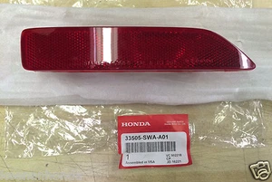 Lente reflectora parachoques trasero derecho genuino OEM Honda CR-V 07-09 CRV - Imagen 1 de 3