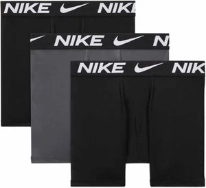Nike Boy's Dri-Fit™ Boxers 3-Pack (Black/Dark Gray,XL) (1170) C2(B7T) - Picture 1 of 5