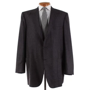 Brioni Wool / Cashmere / Silk Blend Sport Coat Size 48L US In Purple Melange - Picture 1 of 11