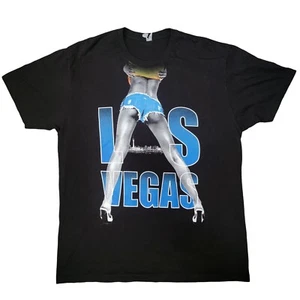 Las Vegas Cityscape Legs Graphic T-Shirt Herren XL schwarz 100% Baumwolle LE - Bild 1 von 4