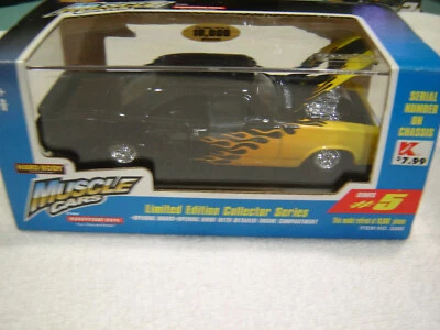 '69 Plymouth GTX Muscle Car CUERPO DURO Tootsie Juguete 1 de 10.000 Retirado Negro con FLM Foto 1 de 4