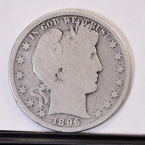 1896 Barber Half Dollar - Good (#42579) Cover