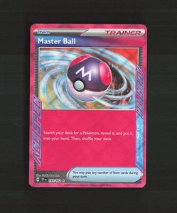 Master Ball 153/162 Temporal Forces ACE Spec Rare Pokemon Card LP - Picture 1 of 10
