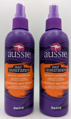 Aussie Hair Insurance Leave-In Conditioner 8 oz - 2 Pack - Discontinued Formula - Image 1 of 2