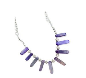 NWT APT 9 Genuine Semi-Precious Necklace Amethyst (MSRP $32.00) - Picture 1 of 5