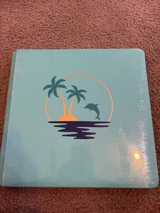 NEW Creative Memories Scrapbook Foiled Album Cover "Sun Soaked" 12x12 Teal - Picture 1 of 2