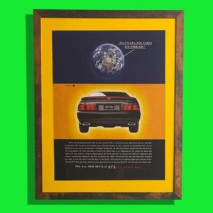 Vintage Original Print Advertisement Cadillac Seville STS Framed Picture Decor - Picture 1 of 9