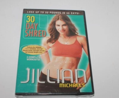 Jillian Michaels 30 Day Shred DVD 2008 Brand New & Sealed Region 1 NTSC - Image 1 of 2