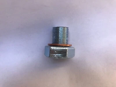 1971-1975 SUZUKI TM100, TM125, TM250, TM400 cylinder head plug bolt  09247-14025 - Image 1 of 4