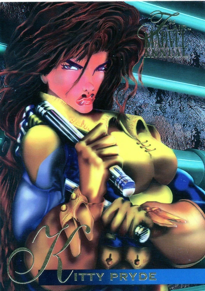 1995 Flair Marvel Annual #36 Kitty Pryde – Looking for the Doug in Douglock LPC - Image 1 of 1