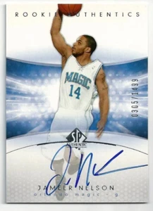 2004/05 SP Authentic Card #168 Jameer Nelson Signed On Card Auto RC #/1499  RARE - Picture 1 of 2