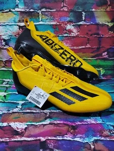 Adidas Men’s Scorch Adizero 2022 Football Cleats Yellow/Black HP8752 Size 14 - Picture 1 of 10