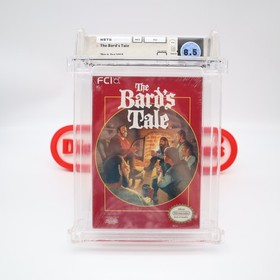 NES Nintendo Game THE BARD'S TALE - WATA GRADED 8.5 B+ NEW & Sealed with H-Seam!