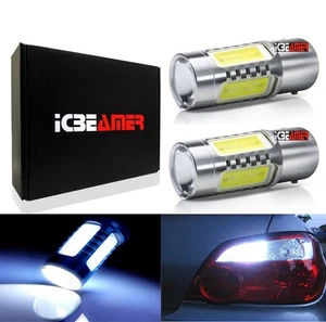 LED 1156 7056 7527 Super White Backup Light Replace OEM Halogen Bulbs U469 - Picture 1 of 8