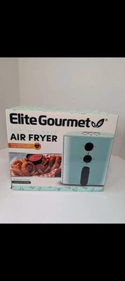Freidora de aire compacta Elite Gourmet 1 qt, azul, nueva Foto 1 de 4