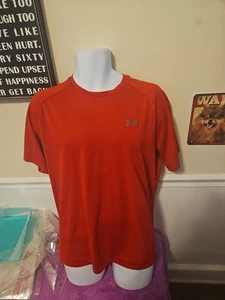 T-shirt uomo Under Armour "The Tech" taglia XL colore rosso Heatgear - Foto 1 di 8