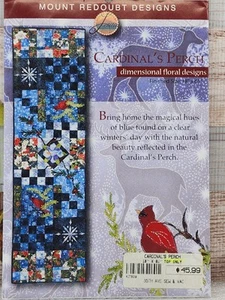 Mount Redoubt Designs Cardinals Perch Quilt Pattern - Picture 1 of 2
