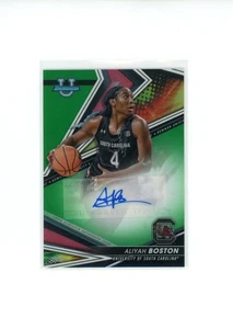 2022-23 Bowman University's Best Aliyah Boston #BOA-ABO verde automático 97/99 - Imagen 1 de 2