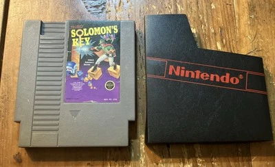 SOLOMON'S KEY Original NES Game Cartridge Tested And Working - Image 1 of 4