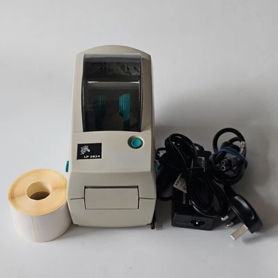 Zebra LP2824 TLP2824 Plus Thermal Network ONLY Label Printer PSU USB Ribbon 73 - Image 1 of 4