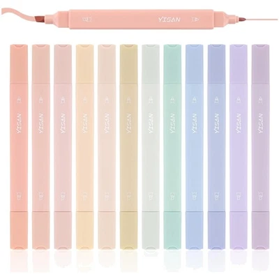 Aesthetic Textmarker, Pastell-Textmarker, Bibel Marker und Stifte,Doppelspitz... - Bild 1 von 4