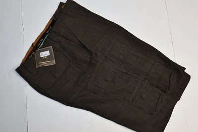 Pantalones Cortos Tommy Bahama Island Carga Suave Seda Café Marrón FUNCIONA GRANDE - 34 Cintura Foto 1 de 4