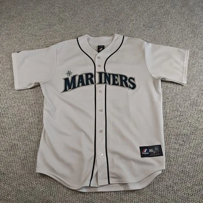 Vintage Majestic USA Stitched Robinson Cano Men's L Seattle Mariners Jersey #22 - Image 1 of 4