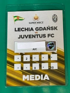 SUPER MECZ 29th July 2015 : LECHIA GDANSK vs JUVENTUS FC - RARE - - Picture 1 of 1