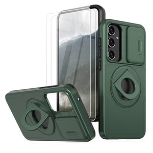 for Samsung Galaxy A35 5G Phone Case with 2X Tempered Glass Screen Protector,... - Picture 1 of 6