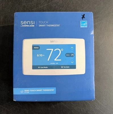 Emerson Sensi Touch Wi-Fi Smart Thermostat ST75W *No Hardware* - White - Image 1 of 2