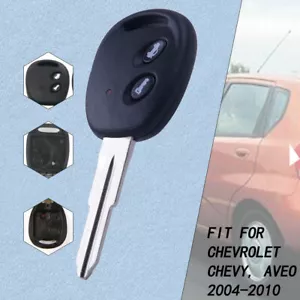 2 Buttons Remote Key Fob Case Shell Uncut Blank Blade For Chevrolet Chevy Aveo - Bild 1 von 5