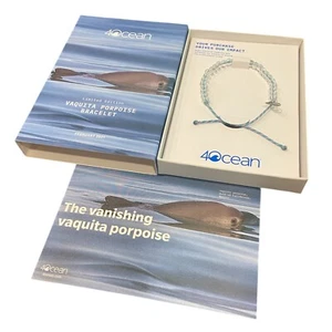 4Ocean Limited Edition Box Set Vaquita Porpoise Bracelet Feb 2021 NIB - Picture 1 of 2