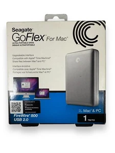 Seagate GoFlex Mac Portable 1TB External Hard Drive - STBA 1000100 SEALED - Picture 1 of 7