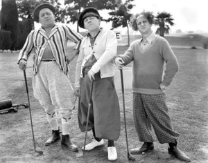 The Three Stooges Playing Golf Print 11 x 14 - Bild 1 von 3