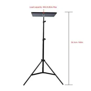 Ständer 25x18cm Stativ Tripod 160cm für Projektor Beamer Mini Projektor - Bild 1 von 15