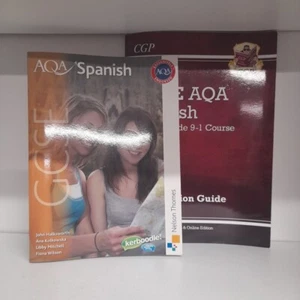 New GCSE Spanish AQA Revision Guide - for the Grade 9-1 Course X 2 Books B37 - Imagen 1 de 3