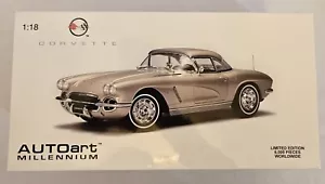 Autoart Millenium Limited Edition Chevrolet Corvette 1962 Scale 1/18 Fawn Beige - Picture 1 of 3