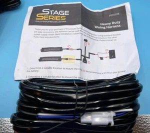 STAGE SERIES Heavy Duty Single Output Light Bar Wiring Harness PP0099B - Picture 1 of 5