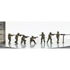 New 1:72 7PCS Modern American Special Force Soldiers Finished Plastic Model