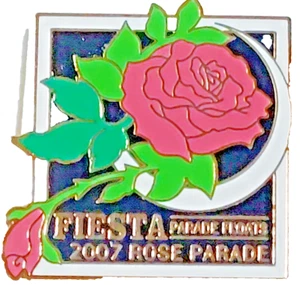 Rosenparade 2007 Fiesta Parade schwimmt 118th Tournament of Roses Anstecknadel - Bild 1 von 2
