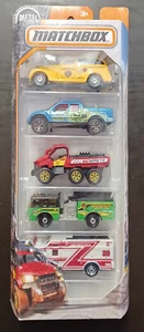 2017 Matchbox Heroic  Fire Rescue   5 Pack Gift Set  As Pictured - Picture 1 of 1