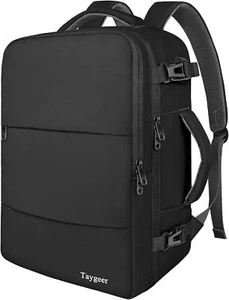 Travel Laptop Backpack, with Usb Charging Port, Lightweight ,Black - Picture 1 of 7