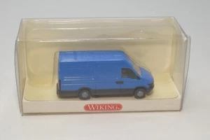 B8 1:87 WIKING 286 01 27 IVECO DAILY TRANSPORTER BUS VAN BLUE MIB MOLTO RARO! - Foto 1 di 7
