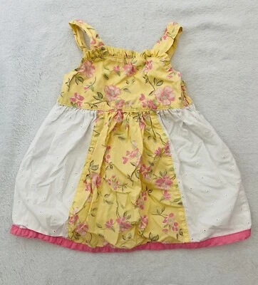 Genuine Baby by OshKosh Baby Girl Dress Size 6 Months A-Line Floral Sleeveless - Image 1 of 4
