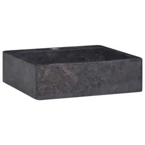 Sink Black 15.7"x15.7"x4.7" Marble vidaXL - Picture 1 of 12