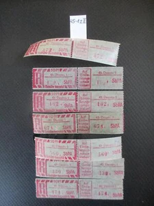 (#292) DDR Einschreibemarke SbPA Dessau **zh - B 45-1 z II (1,2,3,5,6,7,8) - Bild 1 von 1
