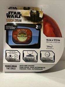 Star Wars Mandalorian The Child Desert Side Window Shades 17.5" x 14" Universal - Picture 1 of 3
