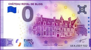 UEAJ / CHATEAU ROYAL DE BLOIS / BILLET 0 € / NULL EURO-SCHEIN / 0 € 2023-6 - Picture 1 of 1